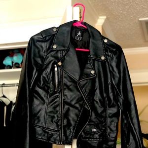 Vegan Leather Moto style Jacket